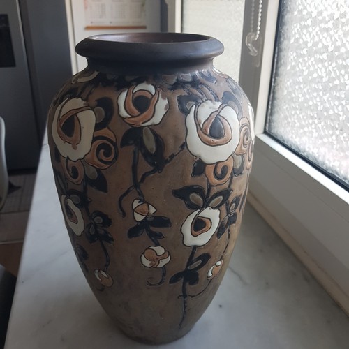 Grand vase grès art déco - grand,