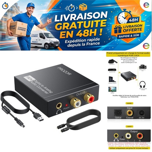 Prozor convertisseur dac - dac, audio