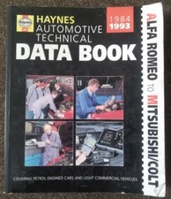 Carnet de données techniques automobiles Haynes 1984 à 1993 Alfa Romeo à Mitsubishi Colt