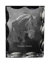 Cheval frison cristal avec - cheval,