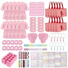 10 Set Spa Party Supplies for Girls,122 Pcs Slumber Party Favors for Girls Sa...