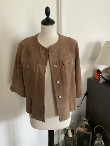 Veste cuir daim bel - veste,