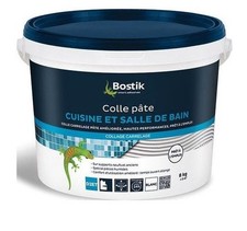 Colle carrelage pâte pièces humides Salle de bains cuisine 8Kg D2ET BOSTIK
