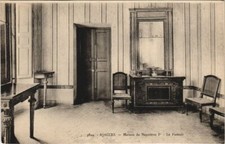 Old postcard Ajaccio Maison Napoleon 1er, Le Fumoir CORSICA (1077482)