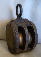 POULIE DOUBLES REAUX EN CUIVRE