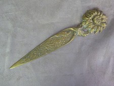 BEAUTIFUL ANTIQUE PAPER CUTTER, bronze.