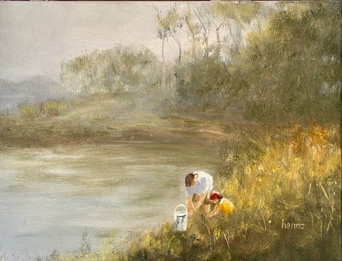 Peinture huile originale - peinture, à
