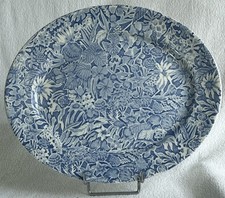 PLAT OVALE L 34,5 cm FAIENCE