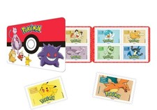 lot de 20 carnet Pokemon  de 12 timbre neuf Pokemon lettre verte