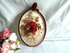 Ancien verre bombé ovale