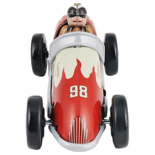 Jouet étain vintage racer - en,