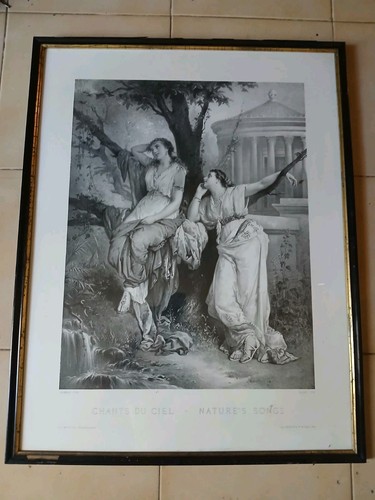 Gravure ancienne diane - ancienne,  diane