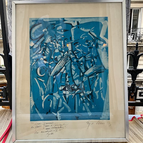 Lithographie originale signée - lithographie,