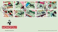 GB 2025 FDC MONOPOLY 90 YEARS STAMPS FIRST DAY COVER UNADDRESSED *SPECIAL PRICE*
