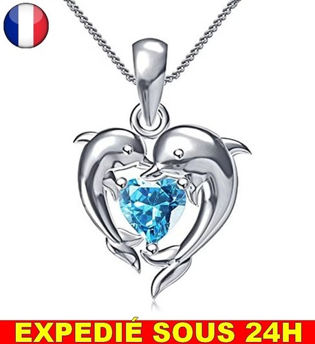 Collier couple dauphin - couple,