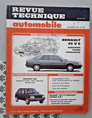 Rta renault 25 - ,