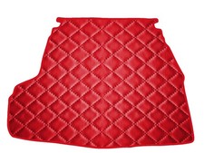 Matelassé Cuir artificiel ROUGE Tapis coffre pour Hyundai Sonata berline 2009-20