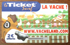 TICKET SURF LA VACHE CARTE