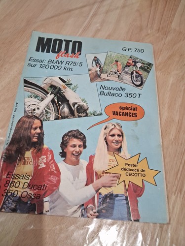 Moto flash 1975 bmw - 1975, r75/5