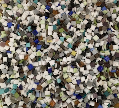 Mosaïque verre vrac - verre,