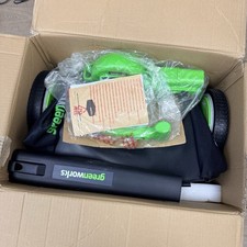 GreenWorks 16-Inch Reel Lawn Mower 25052 + 7 AMP Blower 24012