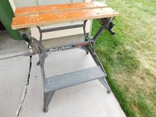 Vintage Black & Decker Workmate 79-001 Work bench Table Folding Vise NICE!