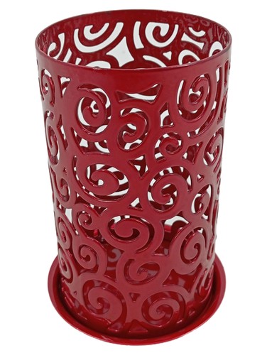 Partylite cache pot rouge - partylite, cache-pot