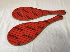 2 anciennes Raquettes en bois