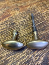 Poignées de porte en laiton, clenche serrure ferrure