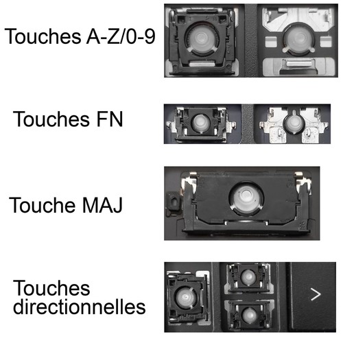 Touche clavier français - clavier,