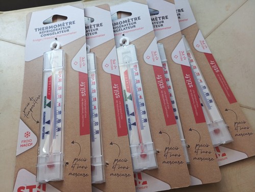 Lot thermomètres frigo - de,