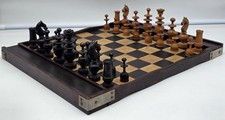 Magnifique jeu d’échecs regence 87mm echiquier chess set 1920-30 