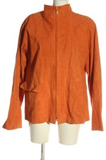 FS Veste en cuir synthétique Dames Veste T EU 38 orange clair style décontracté