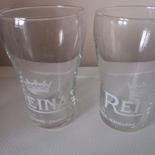 2 anciens verres limonade