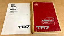 Triumph TR7 Original WORKSHOP MANUAL AKM3079B + supplement, used + worn USA 1980