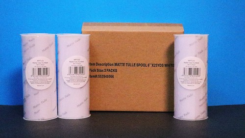 Spools matte tulle x25 - 3,