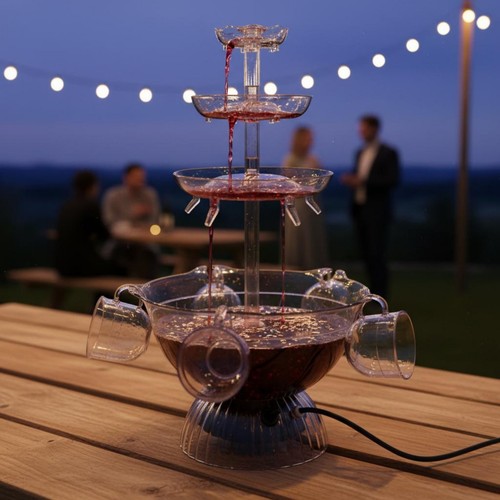 Fontaine vin rouge effet - vin,
