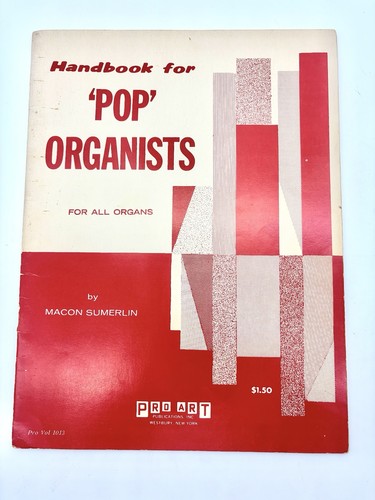 Handbook for pop organists - organists, by