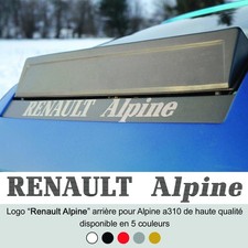 Rear Sticker Renault Alpine