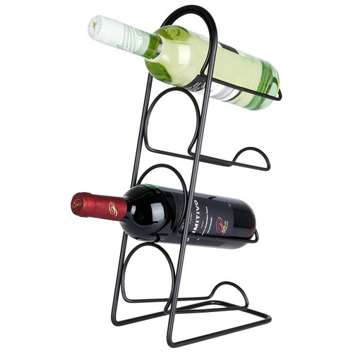 Casier vin métal noir - en,