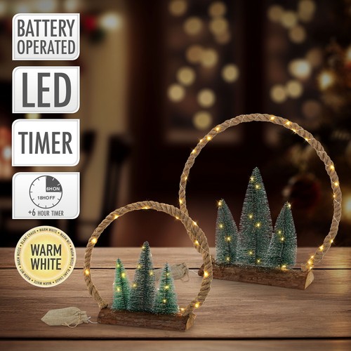 Couronne jute led - couronne, de