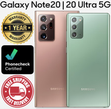 Samsung Galaxy Note 20 | Note 20 Ultra 5G 128GB - Unlocked T-Mobile AT&T Verizon