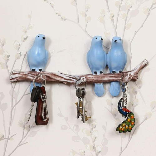 Bleu oiseaux assis - 3,