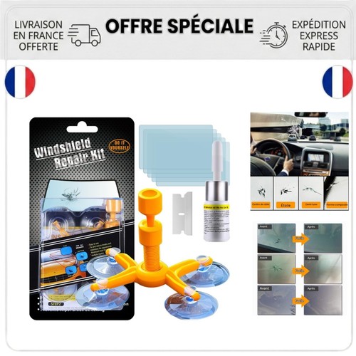 Kit réparation pare brise - réparation, pare-brise