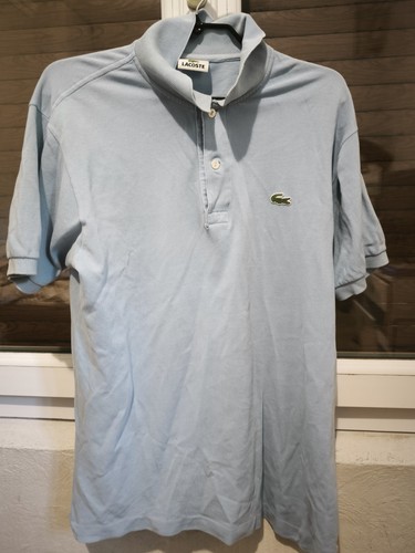 Polo lacoste bleu ciel - polo,