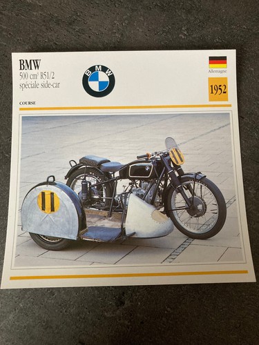 Carte fiche moto collection - moto,