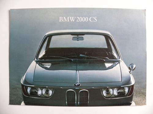 Brochure feuille bmw - brochure, cs