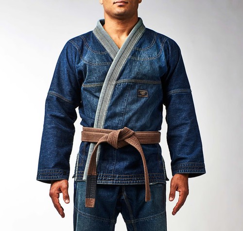 Dark selvedge denim jiu jitsu - selvedge,