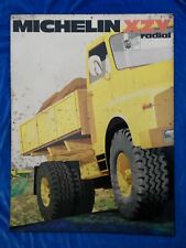 RARE ! PLAQUE VINTAGE Plate - MICHELIN XZV RADIAL - UNIC BERLIET ?