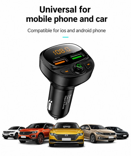 Transmetteur bluetooth 0 - fm, 5.0